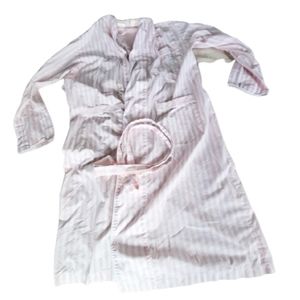 ADONNA | women's striped robe | size M